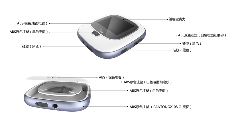 健康按摩儀產(chǎn)品外觀設(shè)計，健康產(chǎn)品設(shè)計案例